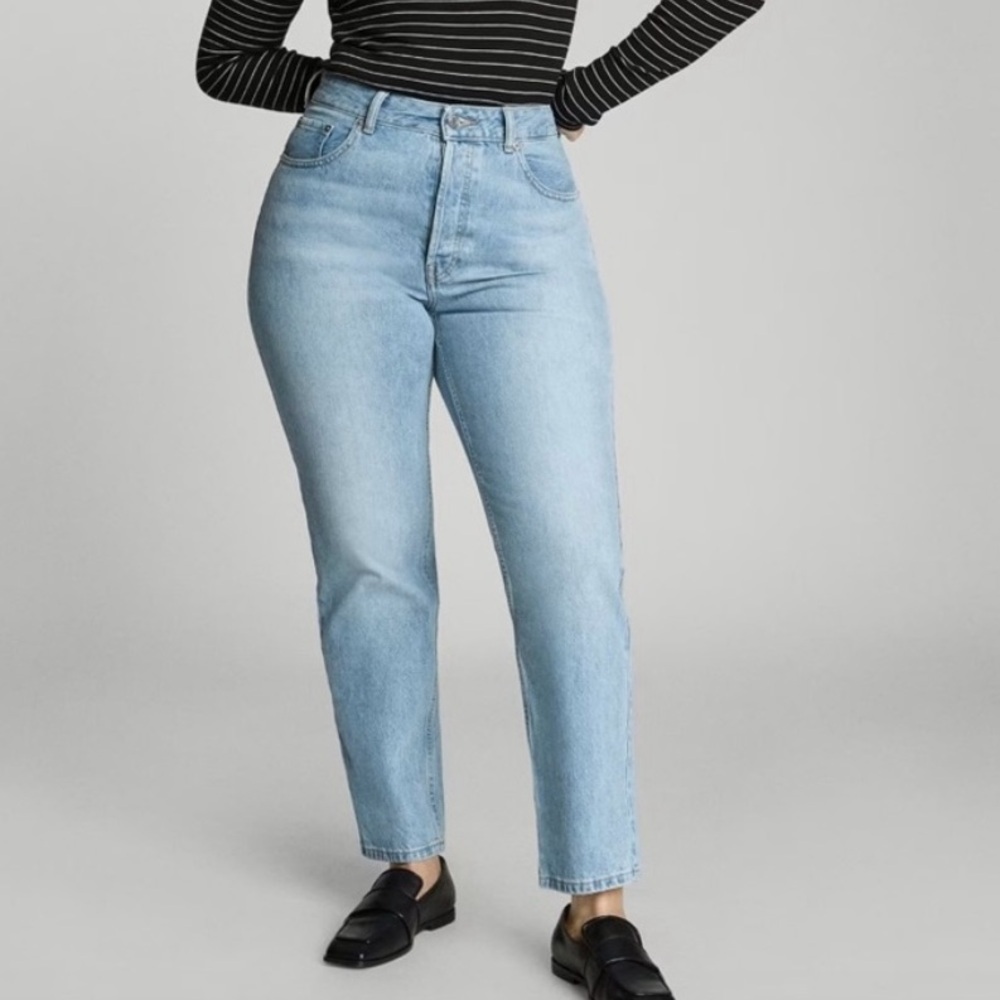 Everlane The Curvy ‘90s Cheeky Straight Jean | Vintage Sunbleached Blue | NWT